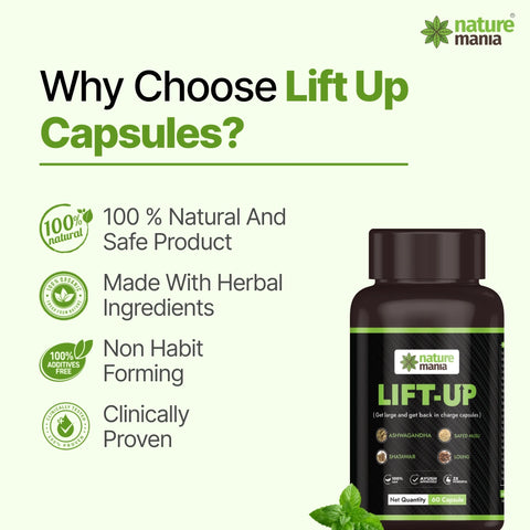 Nature Mania Lift-up Capsule (Male Enhancer) - 60 Capsules NatureMania