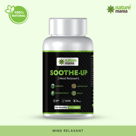 Nature Mania Soothe-up (Improve Sleep and Overcome Anxiety, Sadness) - 60 Capsules NatureMania