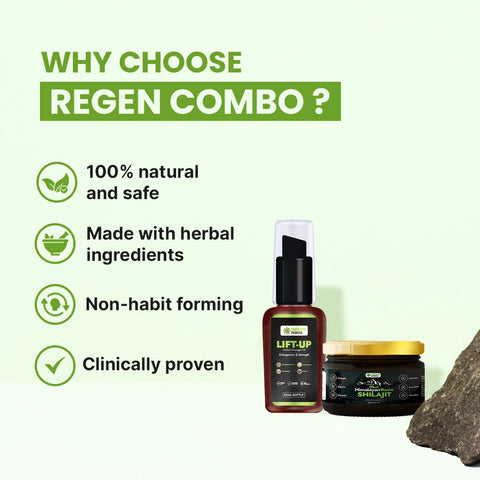 Regen Combo ( lift-up oil 50ml + Shilajit )