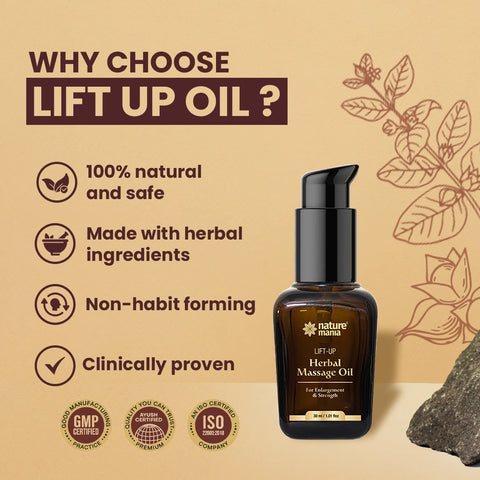 Nature Mania Lift-up Oil  - 30 ml | Lift Up Massage Oil Nature Mania